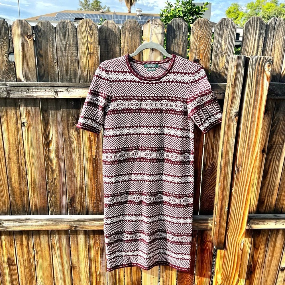 LAUREN RALPH LAUREN Cashmere Sweater Dress